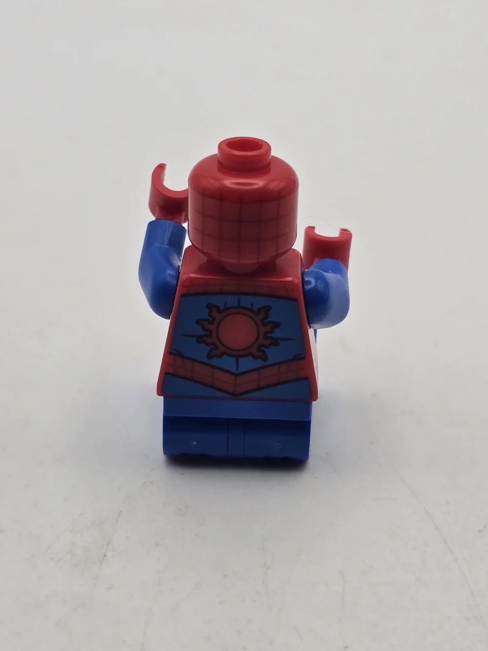 LEGO Minifigure Spider-Man Metallic Blue Eye Highlights sh536 Super Heroes